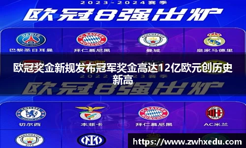 欧冠奖金新规发布冠军奖金高达12亿欧元创历史新高